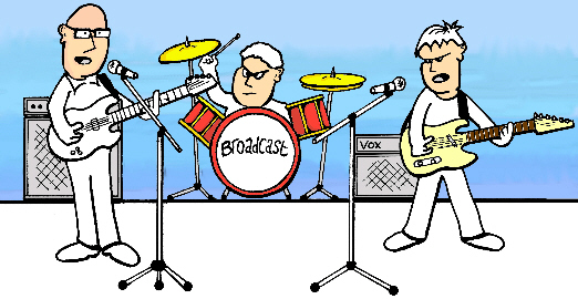 Broadcast Band Cartoon 
